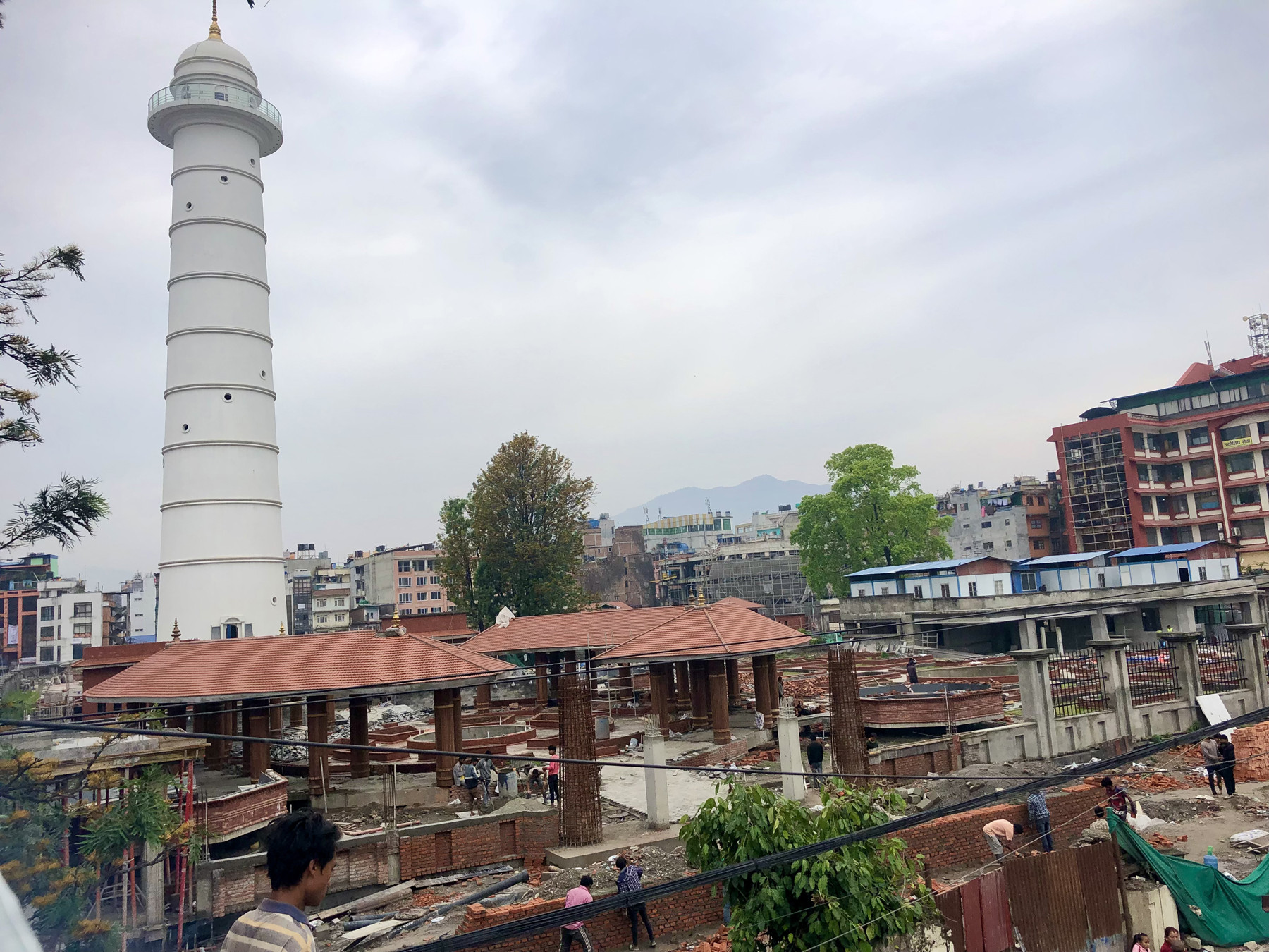 निर्माणाधिन धरहरा परिसर