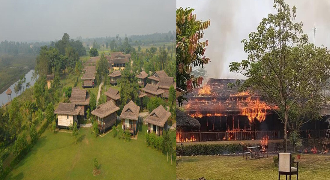 चितवनको टाइगरल्यान्ड सफारी रिसोर्टमा कसरी लाग्यो आगो ?