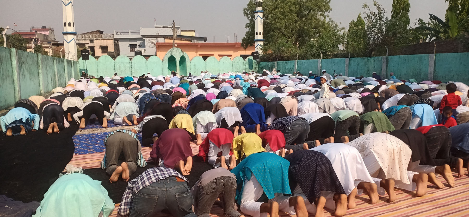 रमजानको अन्तिम दिन इदको नमाज