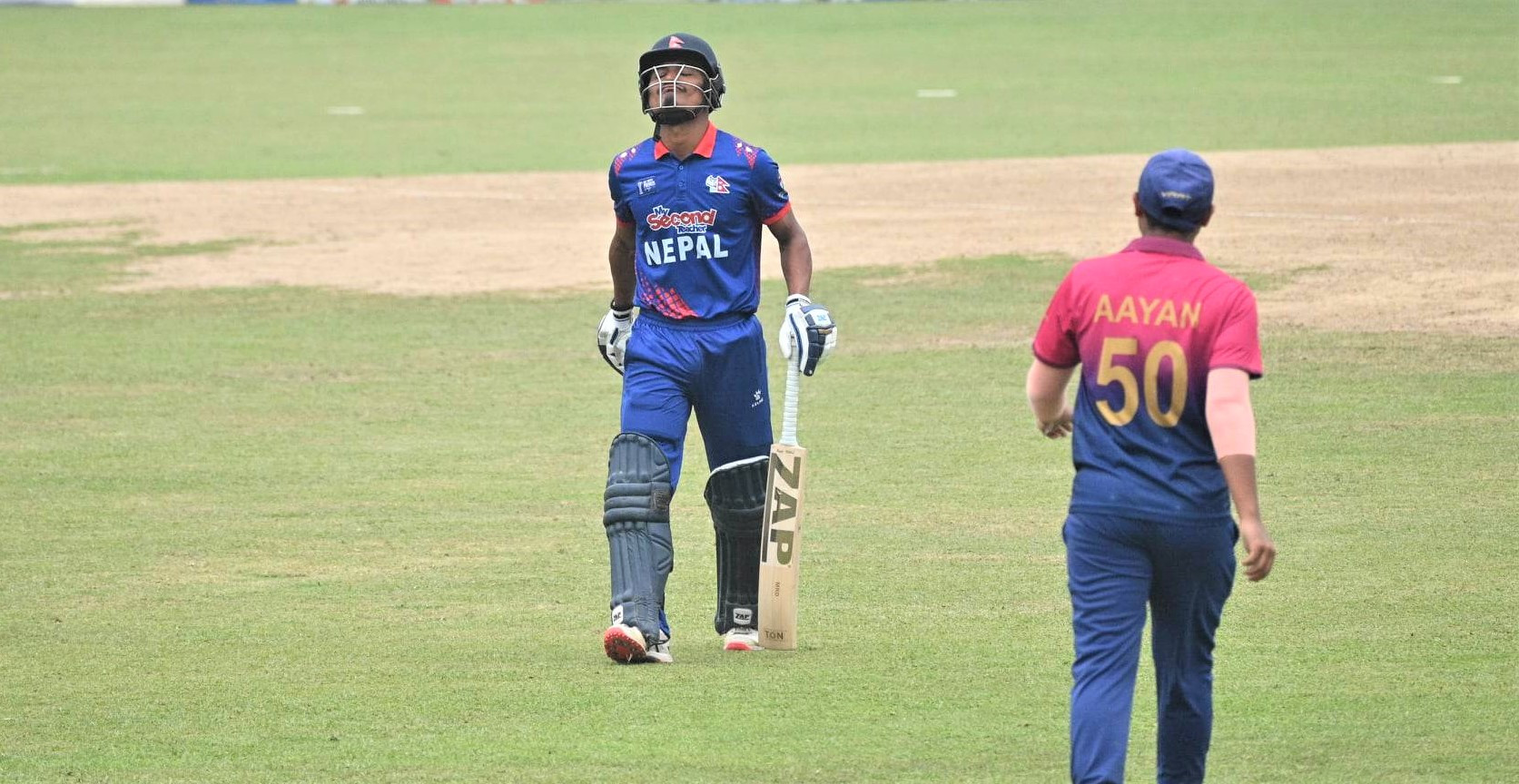 नेपालले गुमायो दोस्रो विकेट, आसिफ पनि आउट