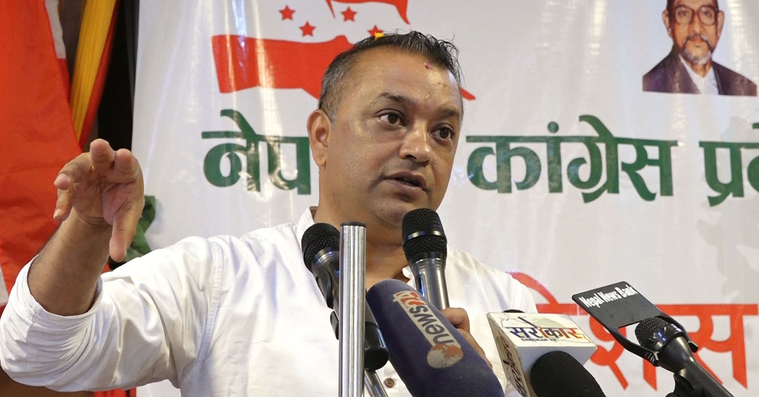 रामचन्द्र पौडेल कांग्रेस भएपनि सबैको साझा उम्मेदवार हुन् : गगन थापा