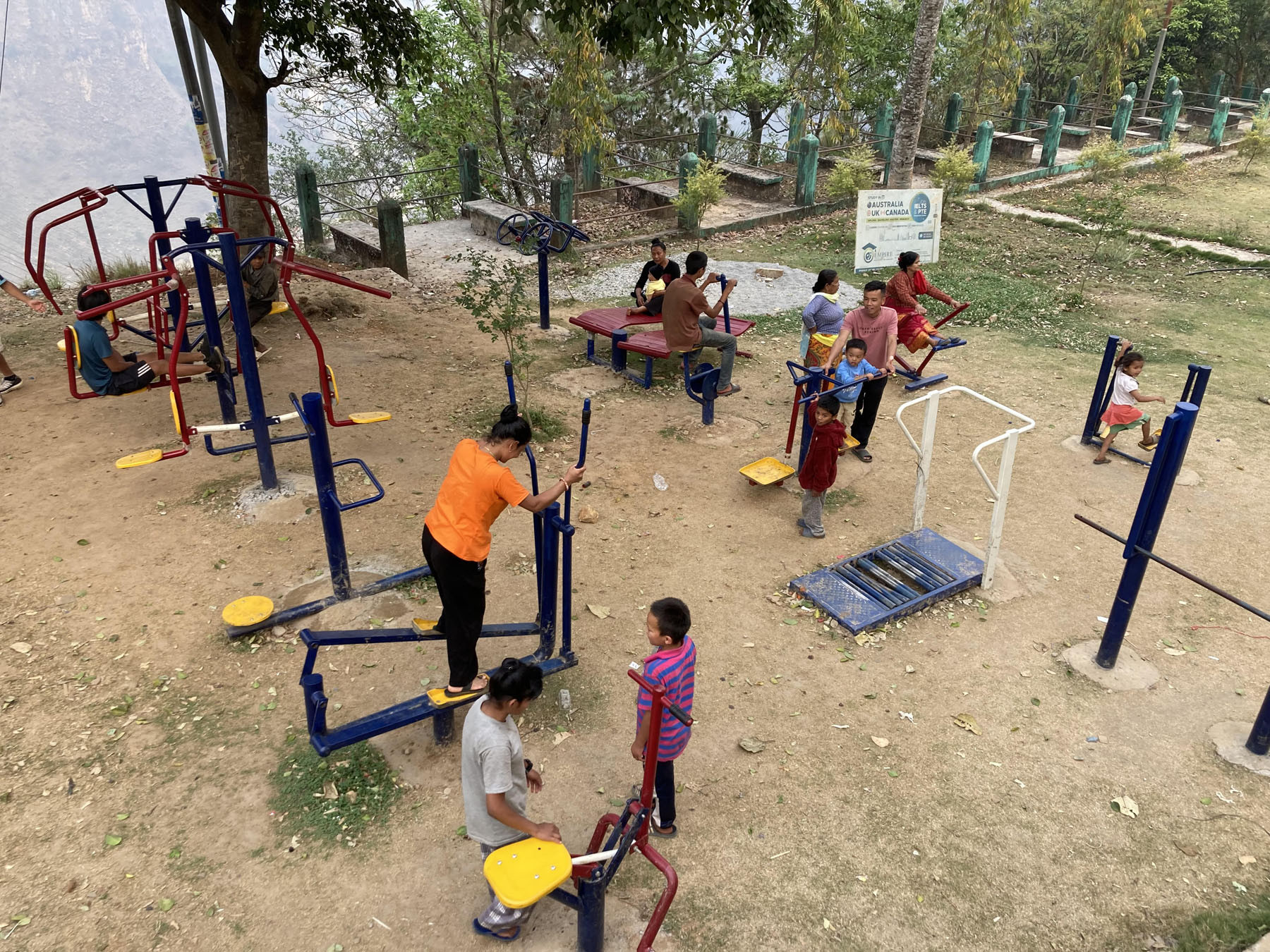 बागलुङ नगरपालिका–१ रामरेखाको खुला व्यायमशाला