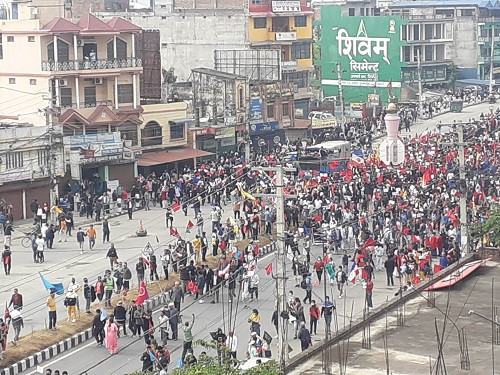 विराटनगर तनावग्रस्त, प्रदेशको नाम ‘कोसी’ खारेज गर्न माग