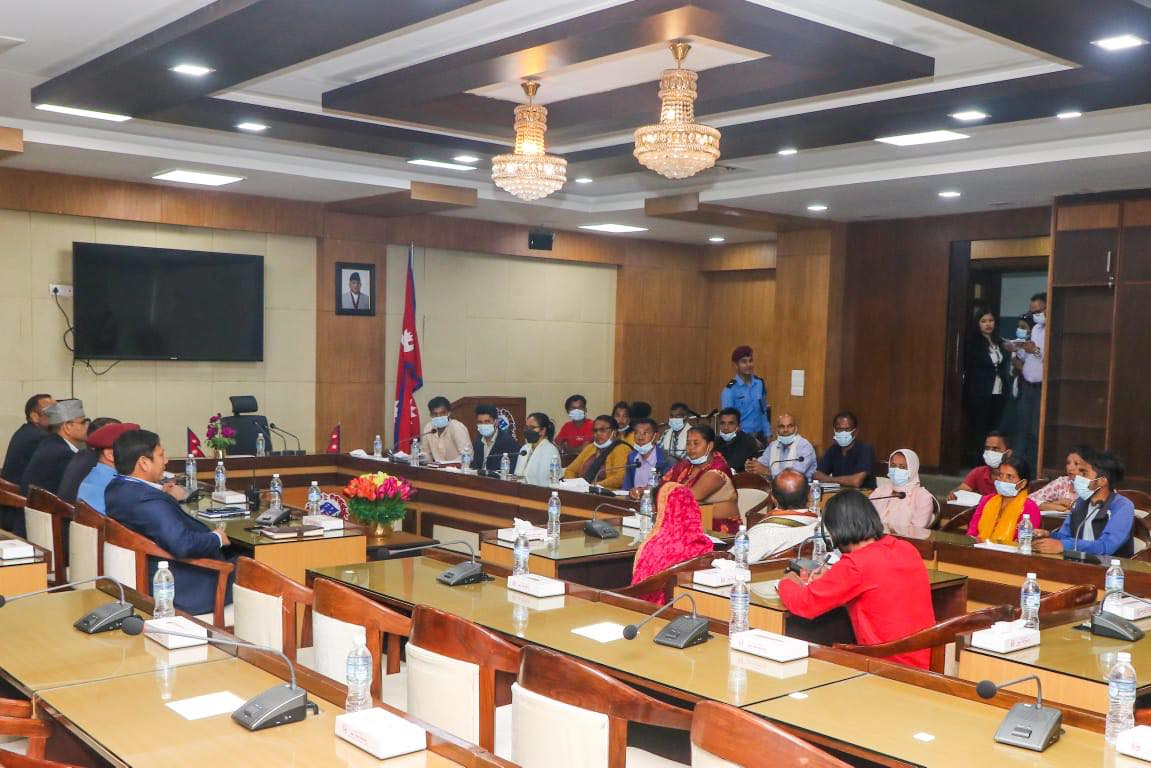 मिटरब्याज पीडितसँगको आजको वार्ता सकारात्मक