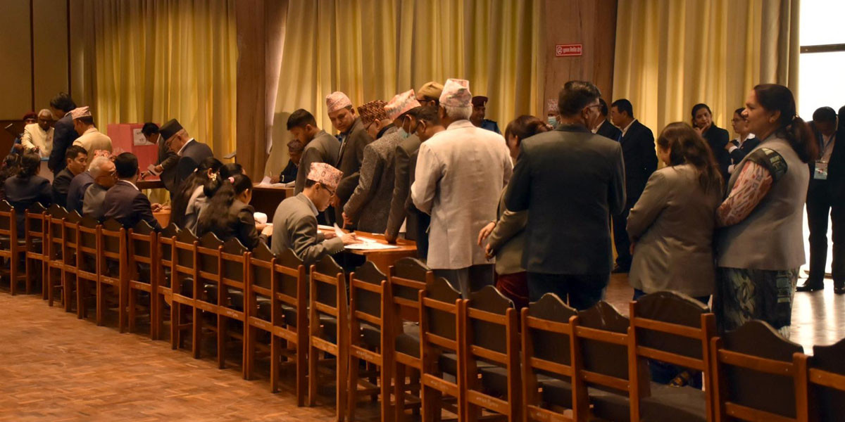 उपराष्ट्रपति निर्वाचन : ६१० मत खस्यो