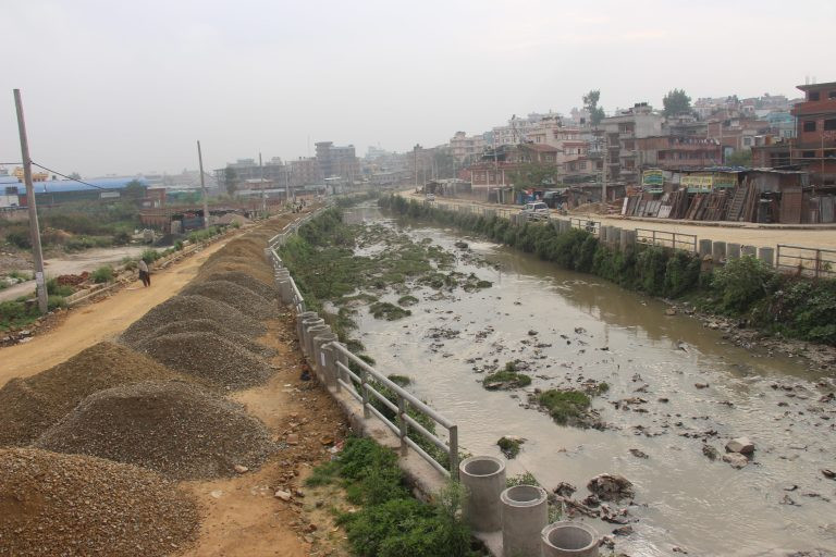 धोबीखोला करिडोर निर्माण झन्डै ९६ प्रतिशत