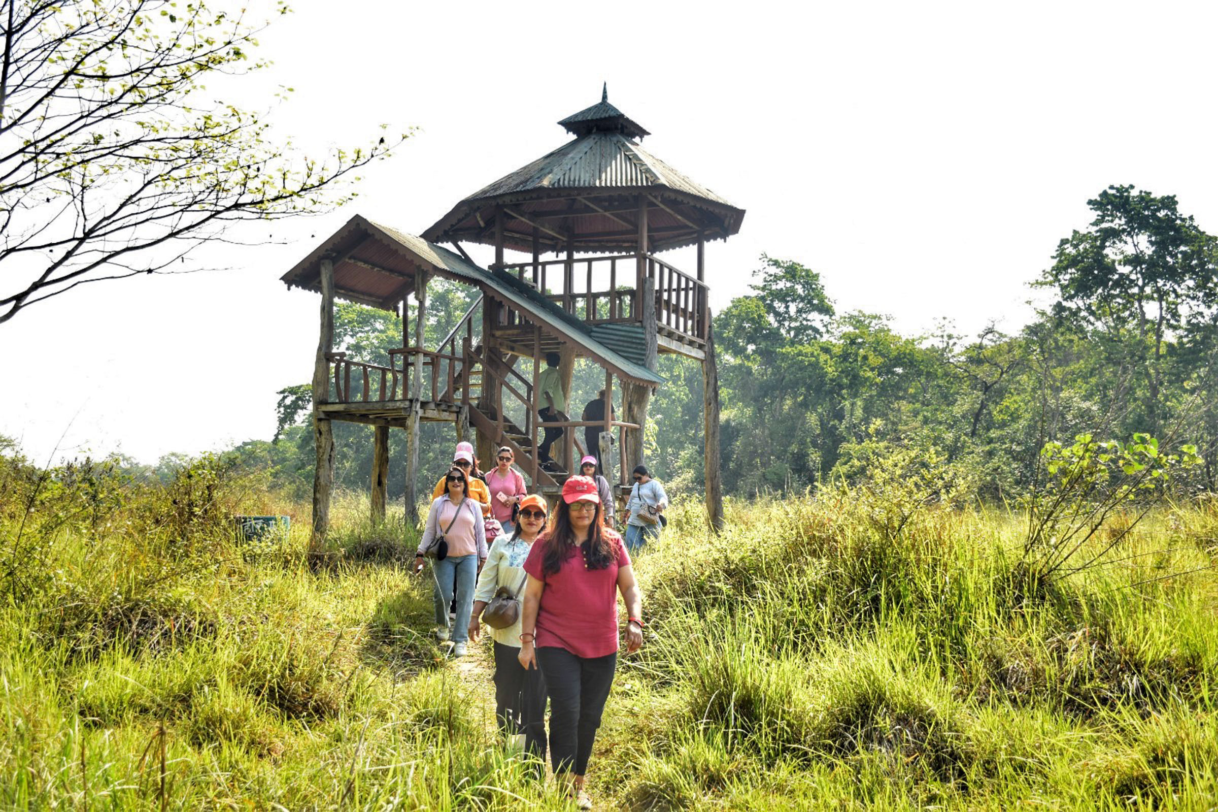 सामुदायिक वनमा आन्तरिक पर्यटक