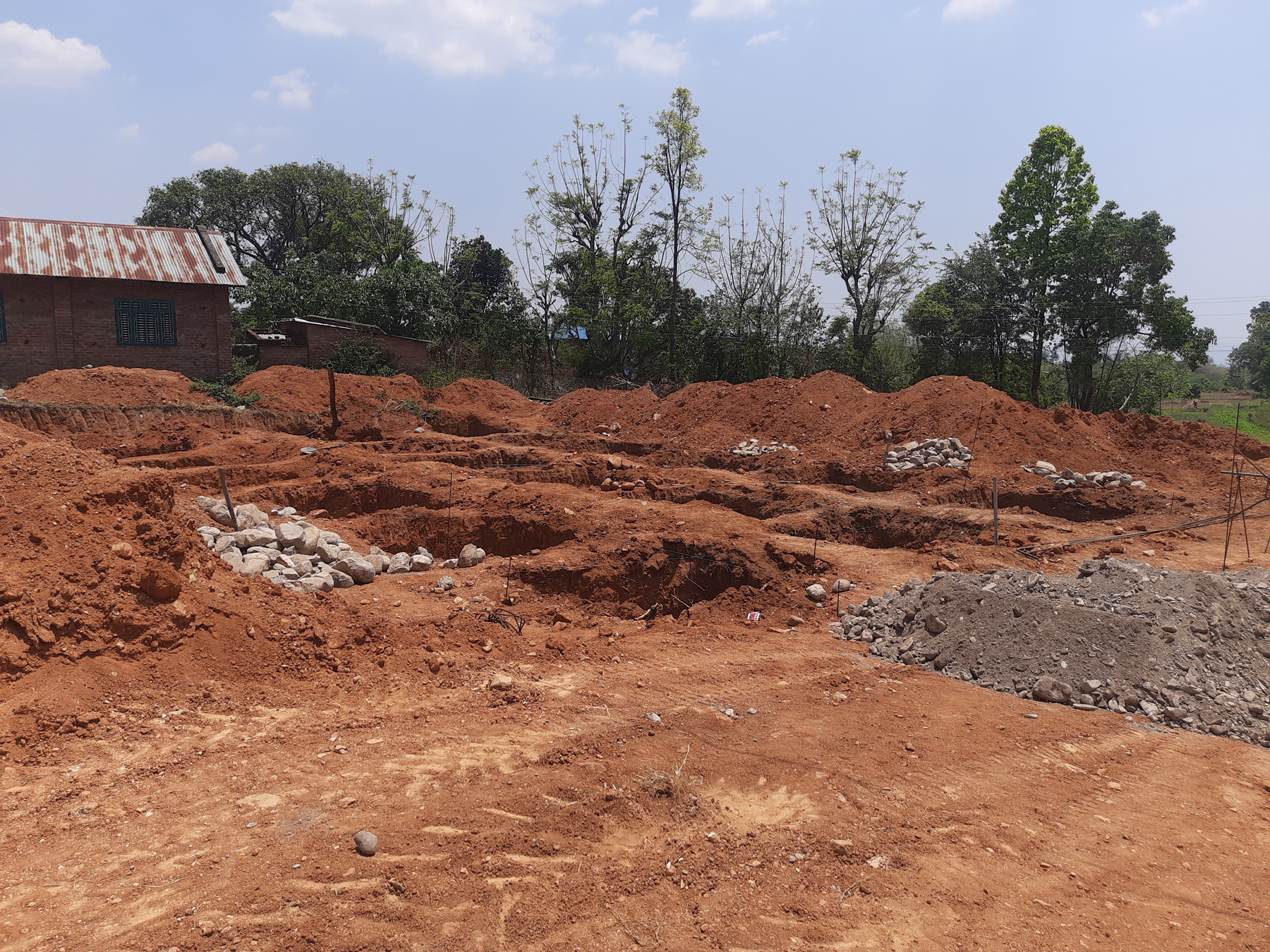 निर्माणाधीन वडा भवन