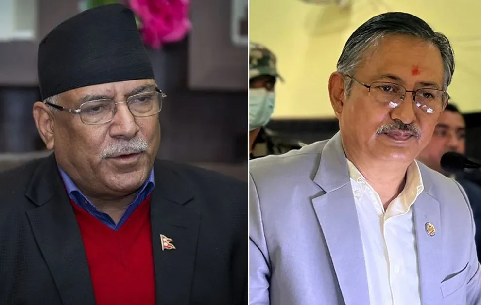 प्रधानमन्त्री दाहालसँग कांग्रेस नेता खाणको भेट