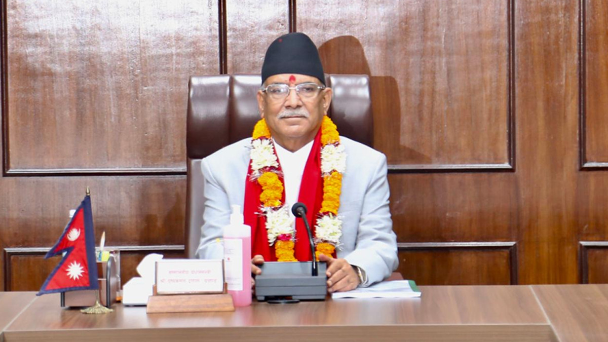 अर्थतन्त्र सुधारतर्फ सरकार प्रतिवद्धः प्रधानमन्त्री प्रचण्ड