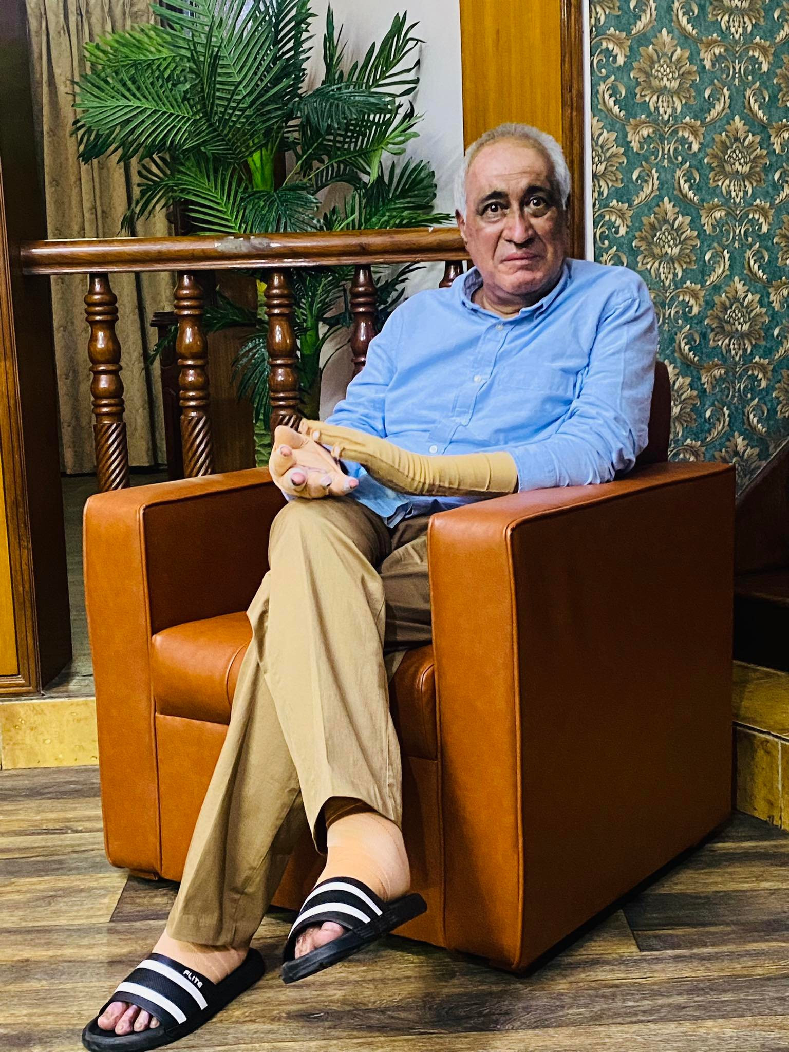 उपचारपछि कांग्रेस नेता भण्डारी स्वदेश फिर्ता