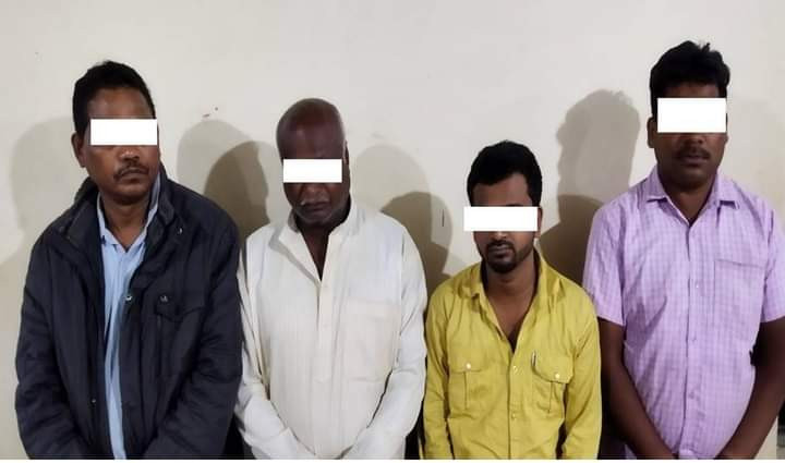 मोरङमा एक महिलाको हत्या आरोपमा ४ जना पक्राउ