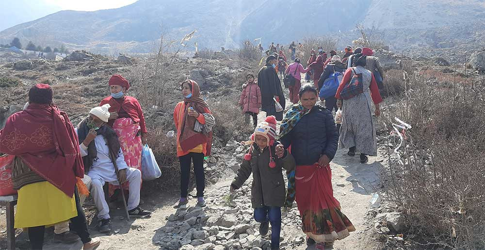 मुस्ताङमा पर्यटकको चहलपहल बढ्यो