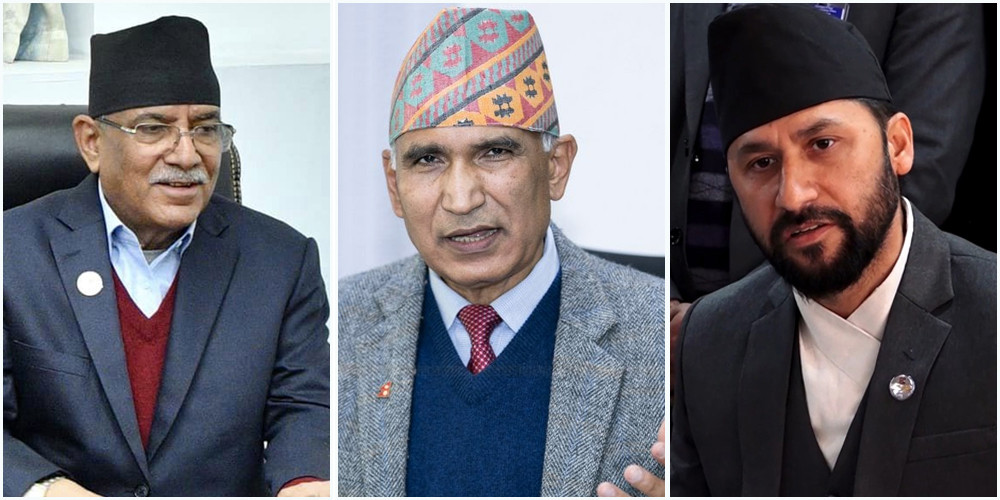 प्रधानमन्त्रीसँग विष्णु र रविकाे भेटवार्ता