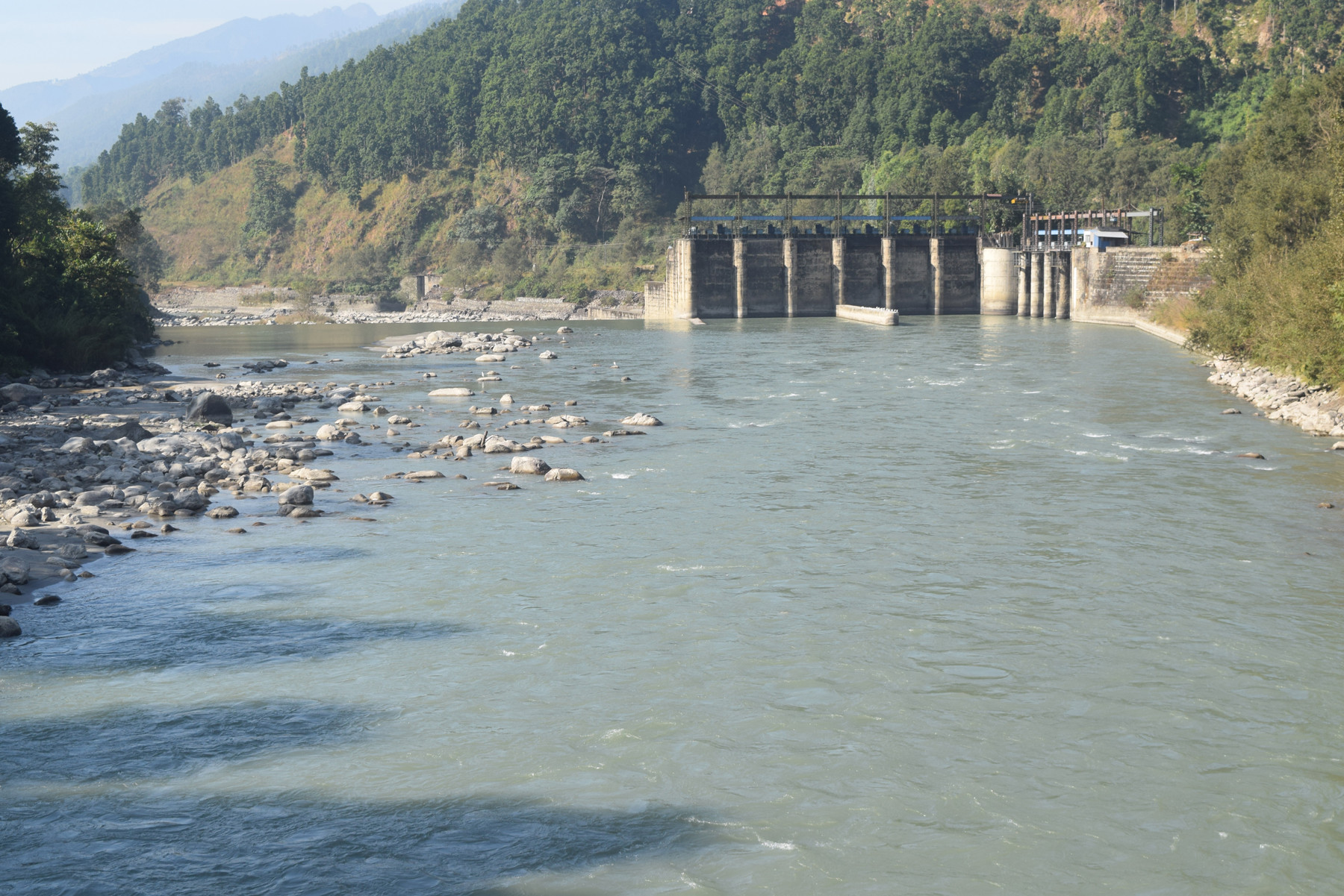 त्रिशूली जलविद्युत केन्द्रको बाधस्थल