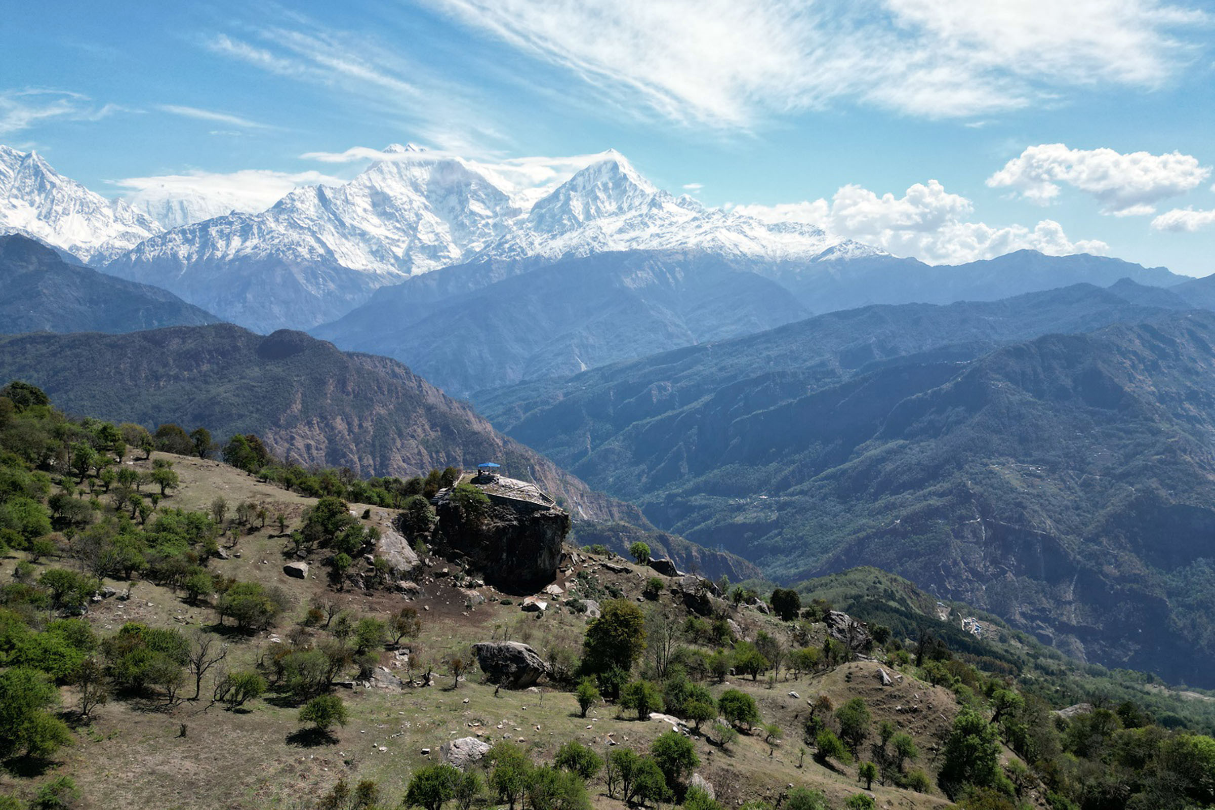 अन्नपूर्ण र निलगिरी हिमाल