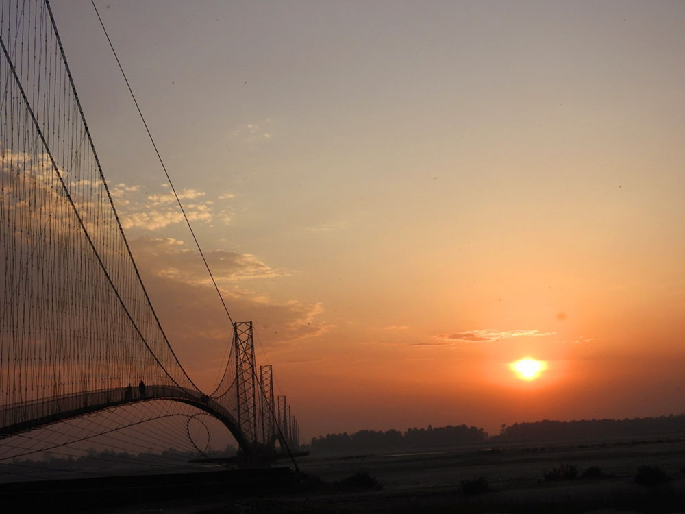 सुर्यास्तको मनोरम दृश्य