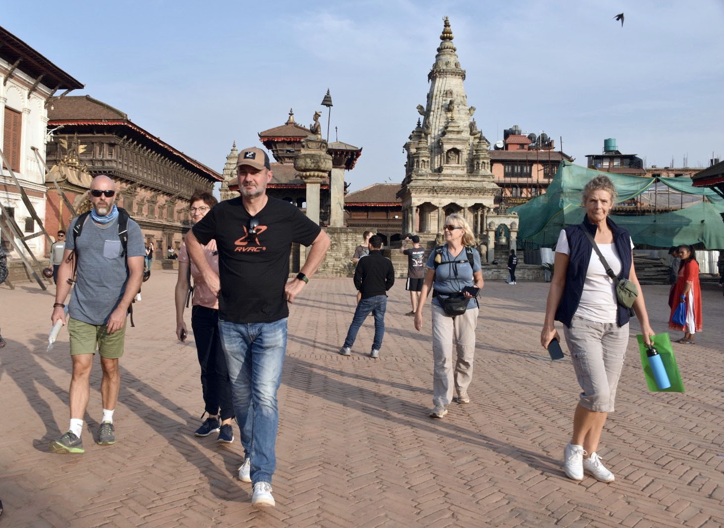 भक्तपुरमा विदेशी पर्यटक