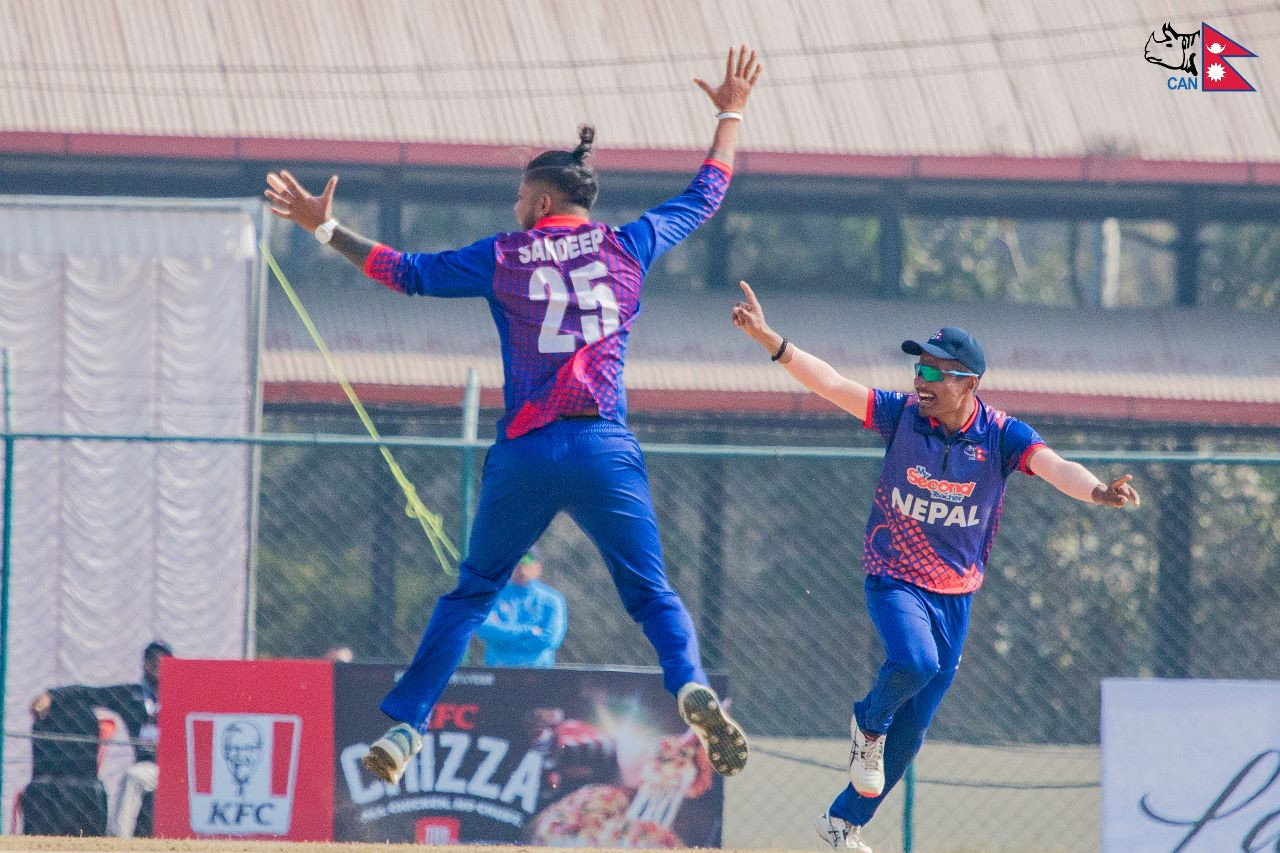 सन्दीपले लिए तीन विकेट, ओमानविरुद्ध नेपाललाई चौथो सफलता