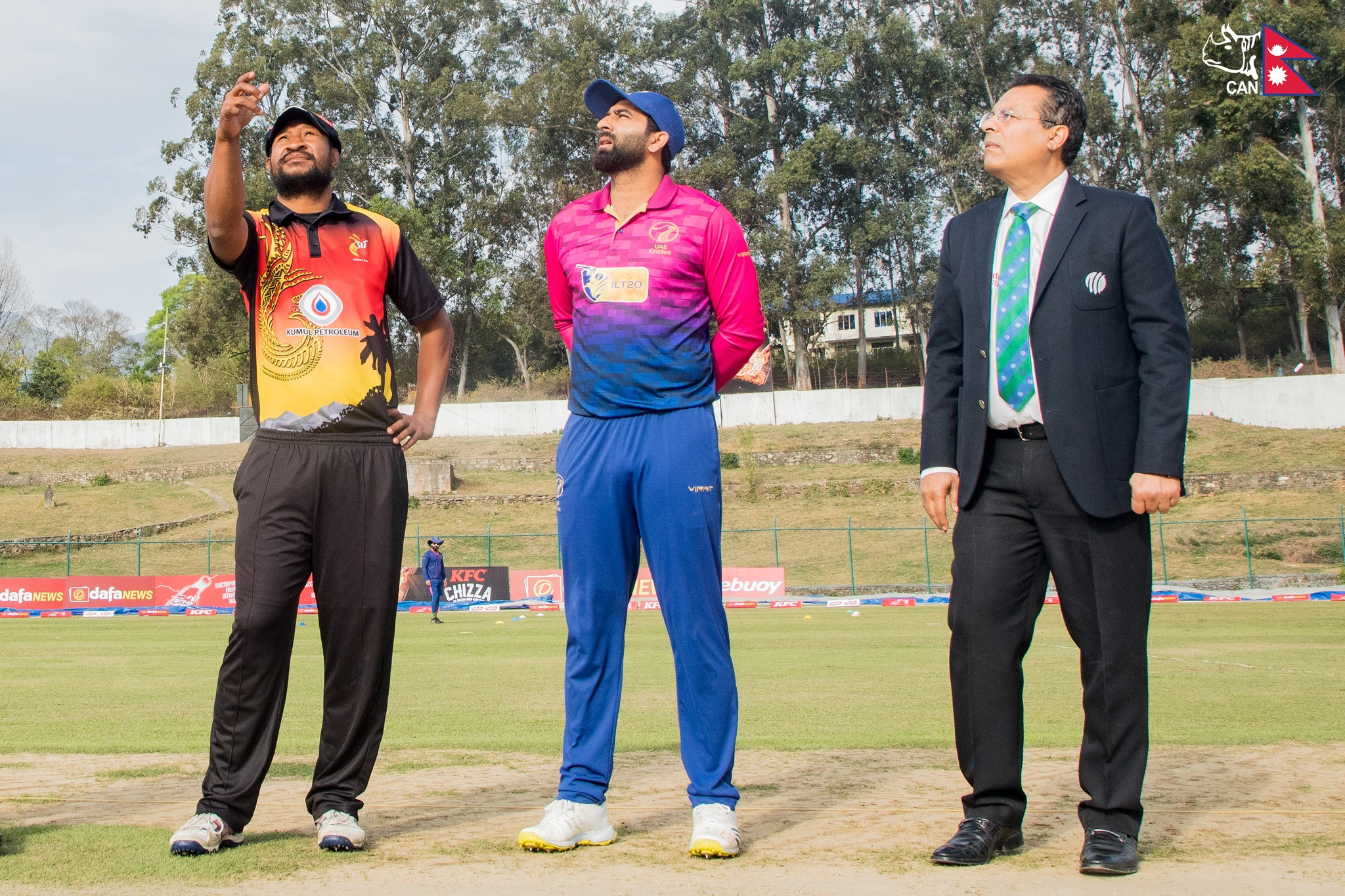 युएईबिरुद्ध टस जितेर पहिला ब्याटिङ गर्दै पपुवान्युगिनी