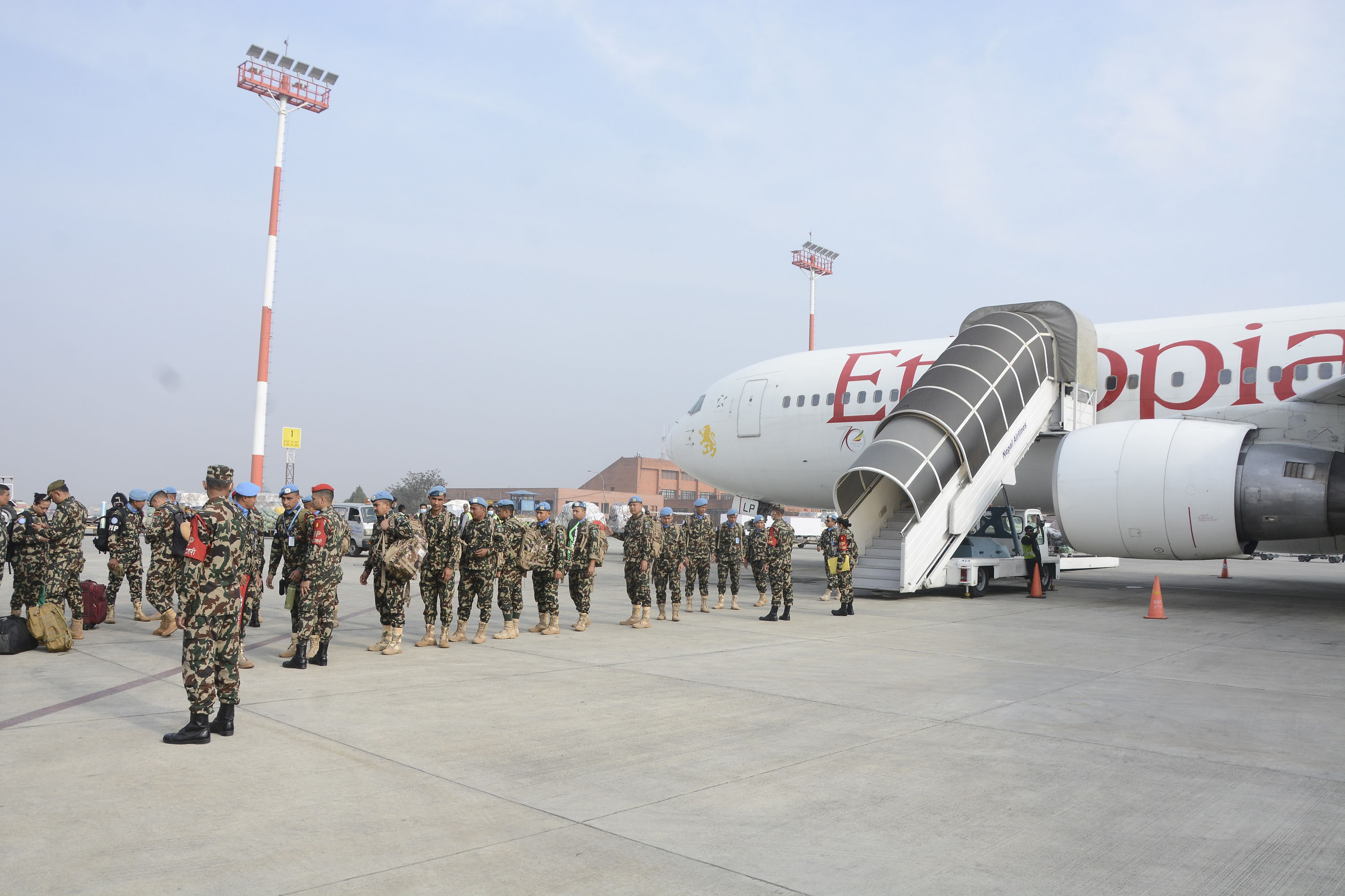 नेपाली शान्ति सेनाको टोली