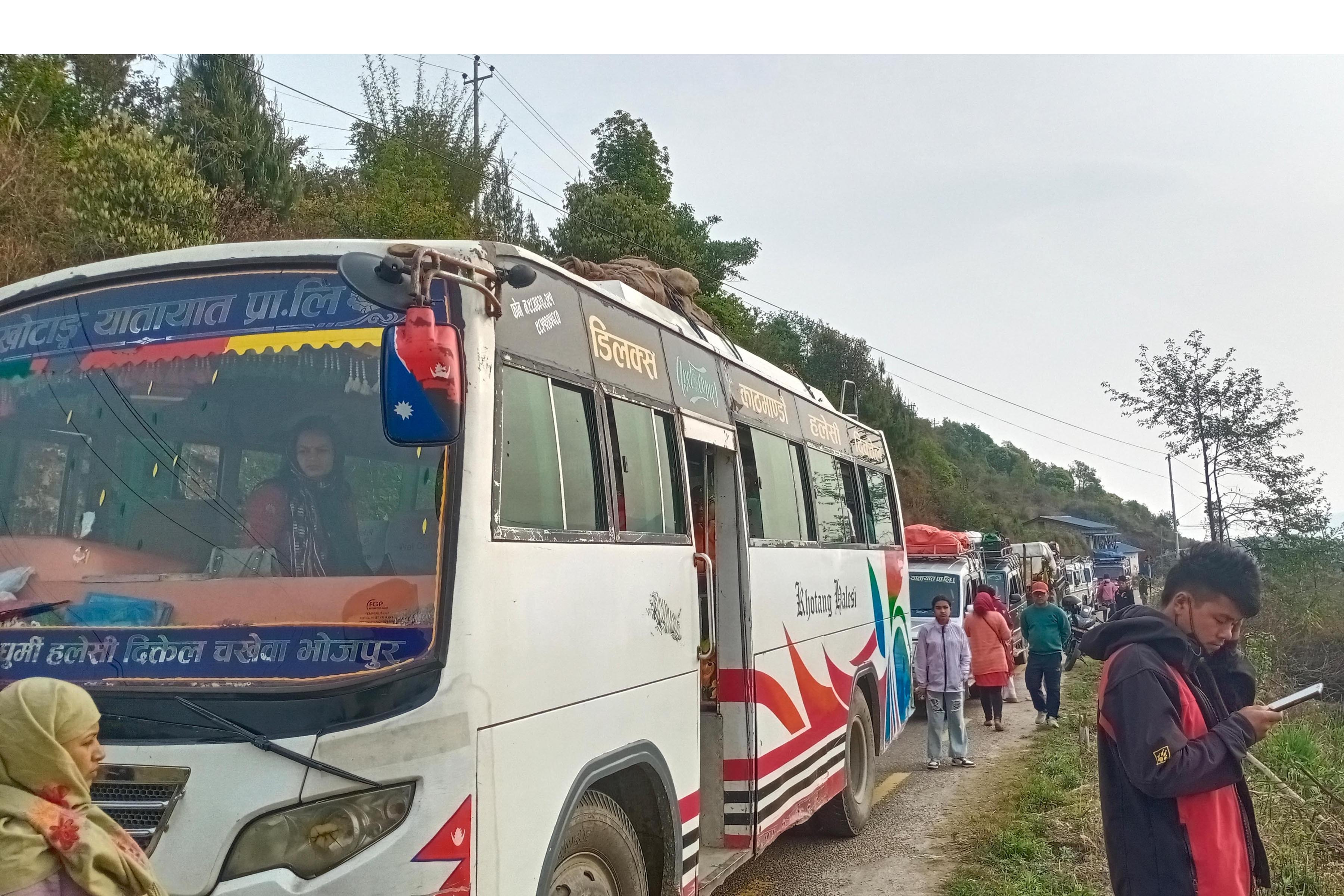 जाममा सवारी साधन