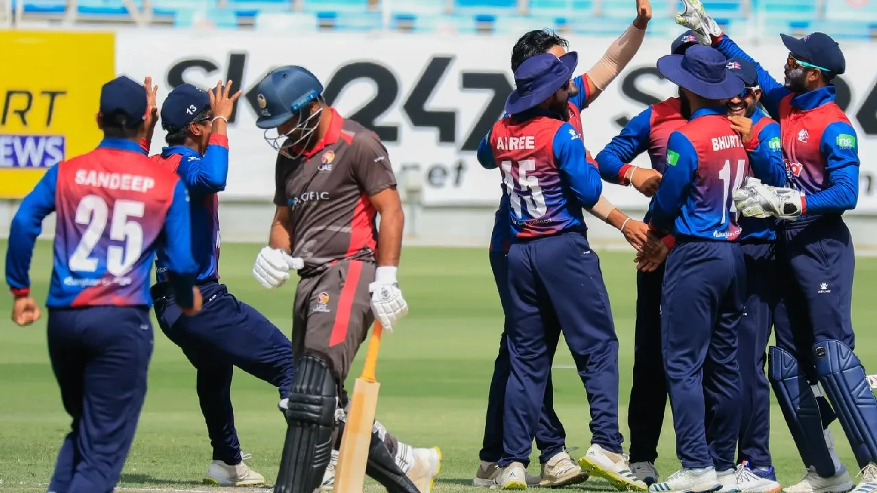 यूएई विरुद्ध नेपालको शानदार जित, अंक तालिकामा एक स्थान माथि