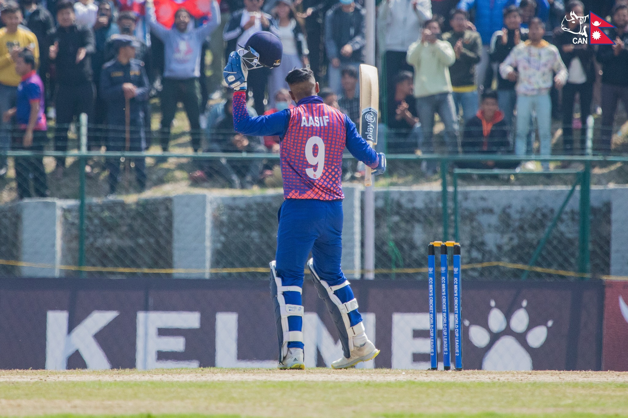 टस हारेर ब्याटिङ गरेको नेपालको आक्रमक स्कोर