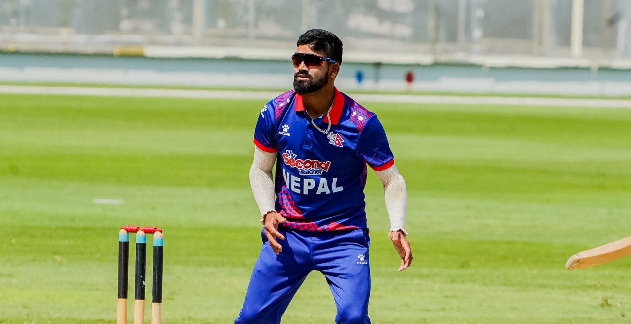 ओमानविरुद्ध नेपाललाई पाँचौँ सफलता, दीपेन्द्रले लिए विकेट
