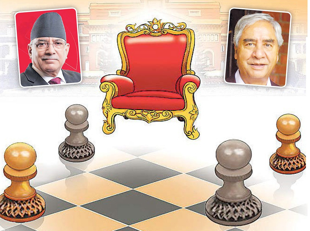 राष्ट्रपतिमा कांग्रेस र माओवादी केन्द्रका नेताहरूको एउटै बोली