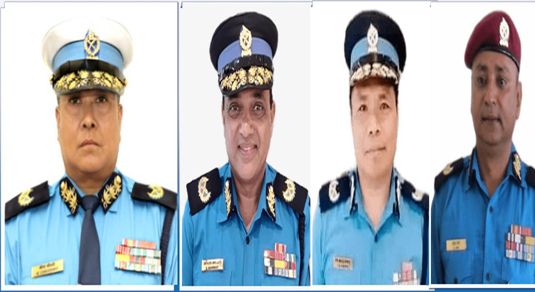 ४ जना डीआईजी एआईजीमा बढुवा