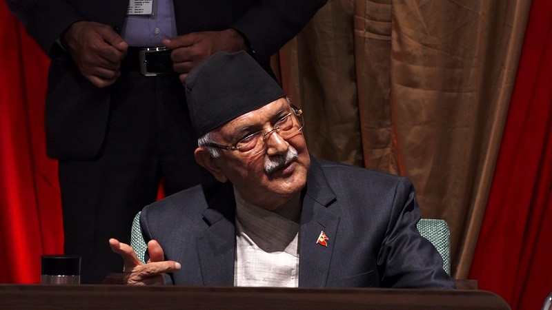 अध्यक्ष ओलीमाथि आक्रमण प्रयास भएको भन्दै विरोध