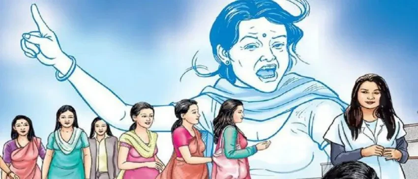 हिंसा रोक्न किशोरी अग्रसर