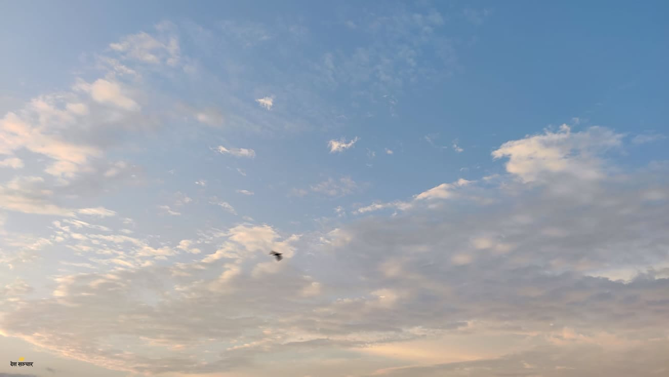 कोशी प्रदेश र वागमती प्रदेश लगायत अन्य प्रदेशका पहाडी भूभागमा आंशिकदेखि सामान्य बदली