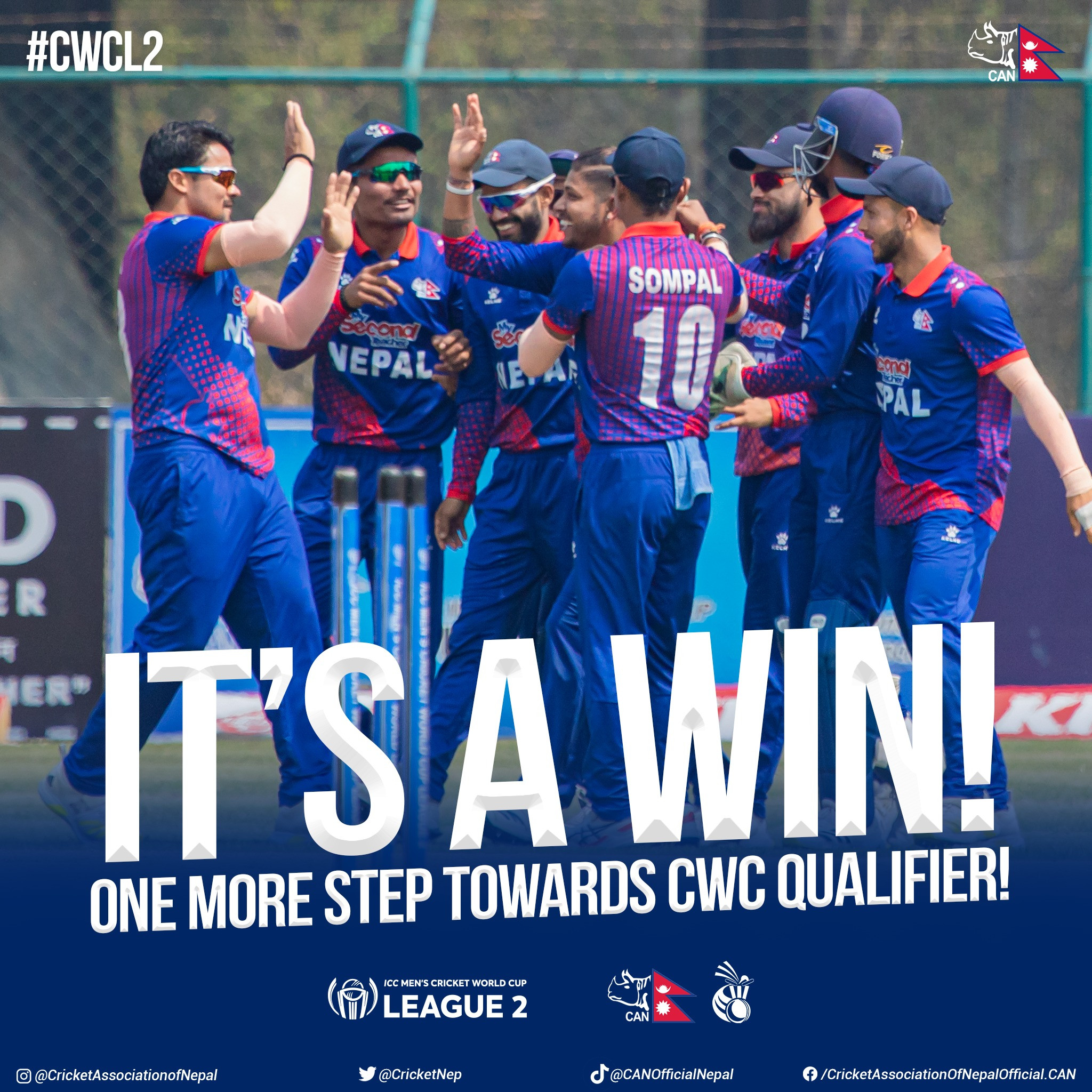 नेपालको सानदार जित, अब युएईलाई हराए विश्वकप छनोटमा