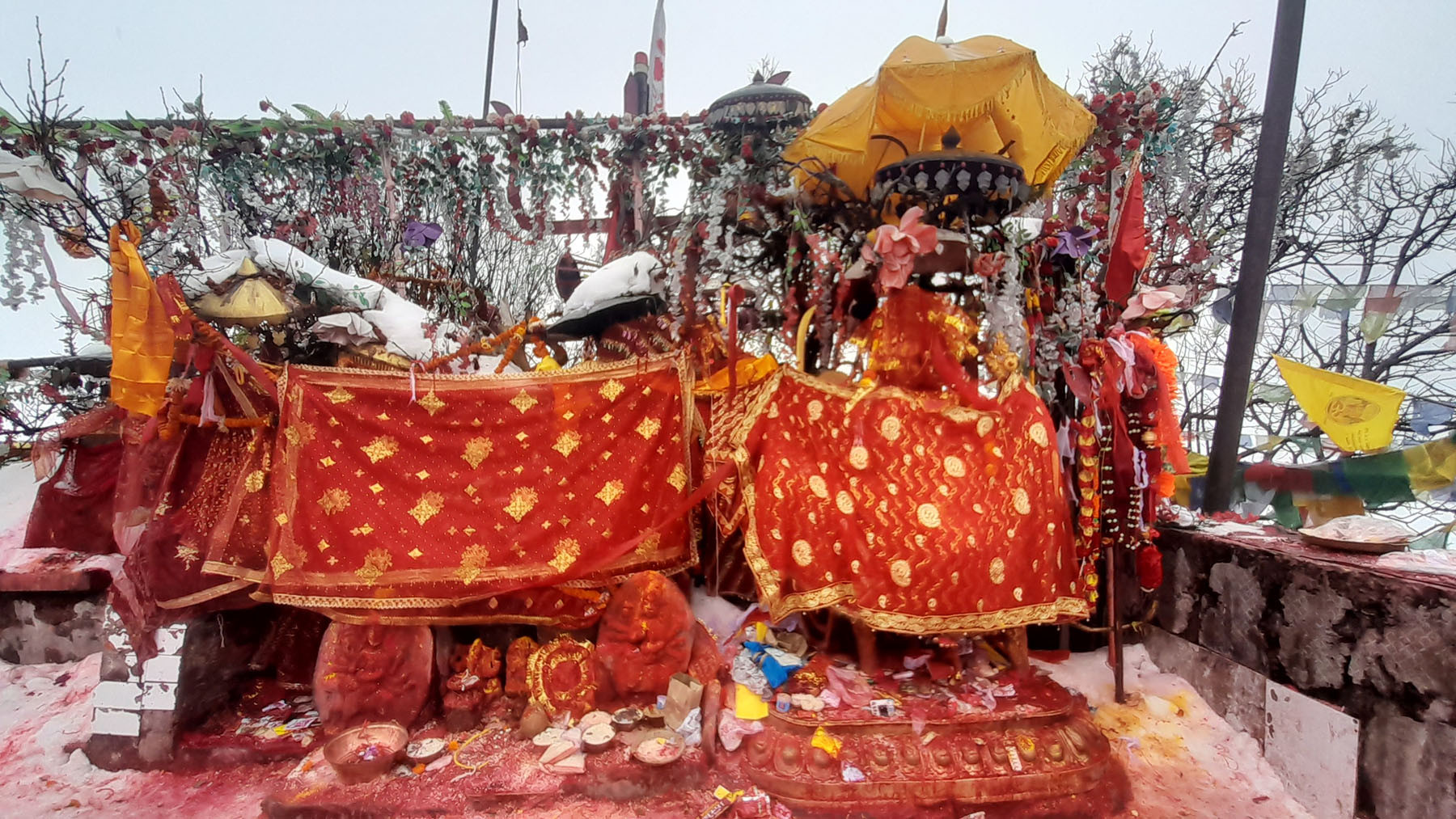 पाथीभरामा मुख्य पूजा गर्ने स्थान