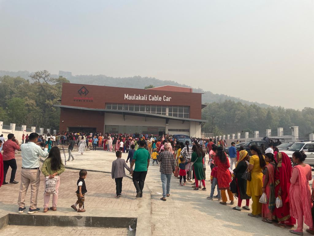 मौलाकालिका मन्दिर पाँच मिनटमै मन्दिर पुग्न सकिने