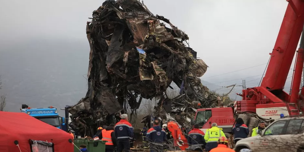 ग्रीक रेल दुर्घटना : मृत्यु हुनेको संख्या ५७ पुग्यो