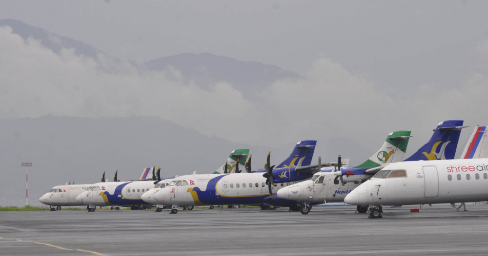 प्रतिकूल मौसमले हवाई उडान प्रभावित