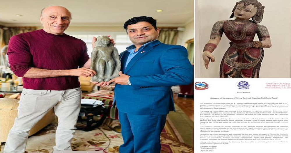 पुरातात्विक महत्वको बुद्धको प्रतिमा नेपाल पठाइयो