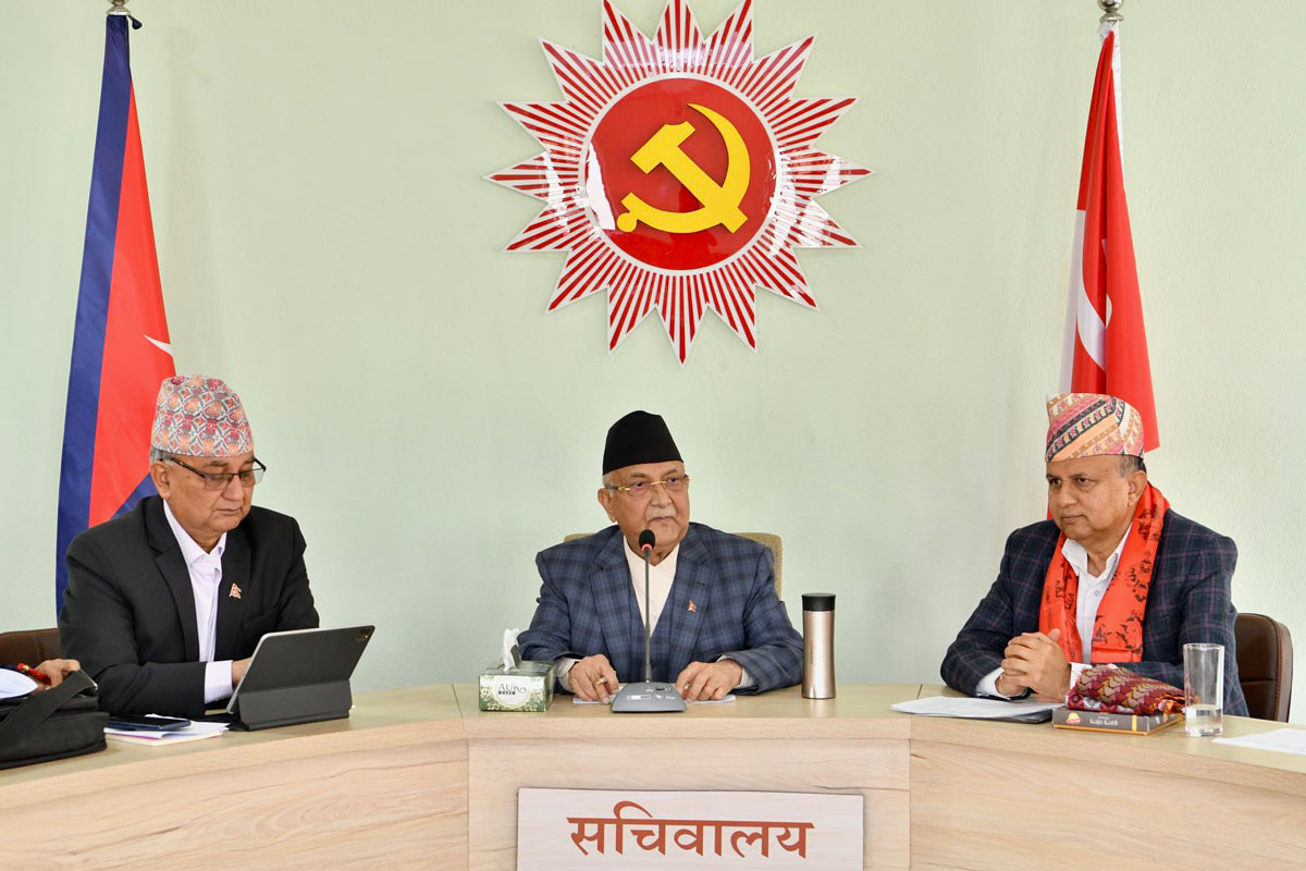 पुरुष उपराष्ट्रपतिको उम्मेदवार बन्न खोजेको भन्दै एमालेले जनायो आपत्ति