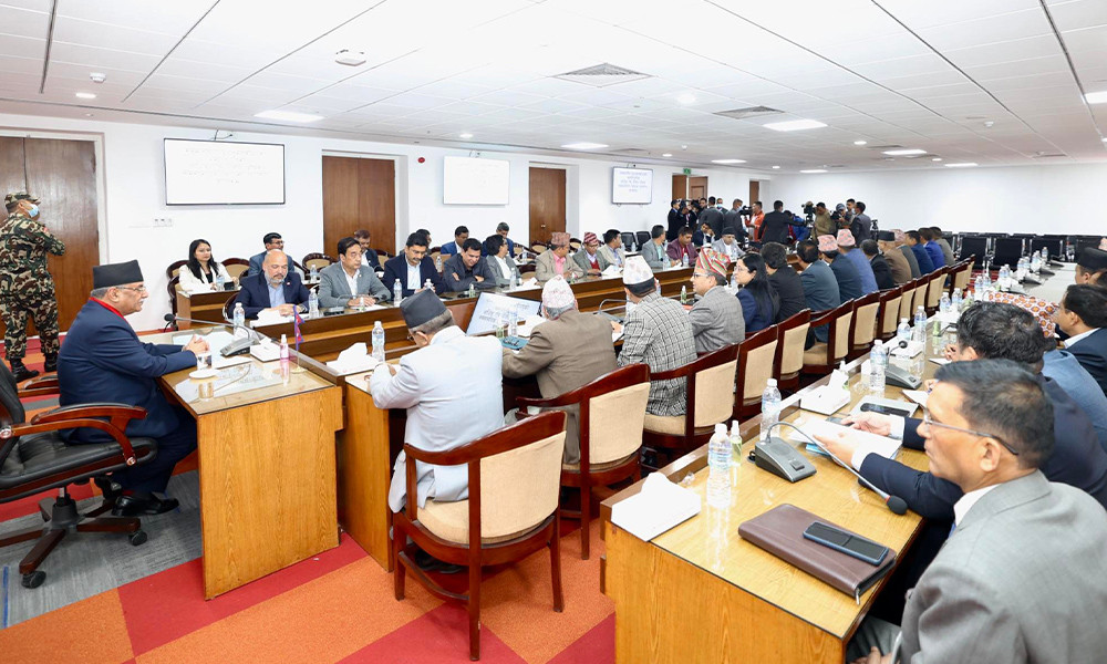 प्रधानमन्त्रीले गरे गभर्नर र निजी क्षेत्रसँग छलफल