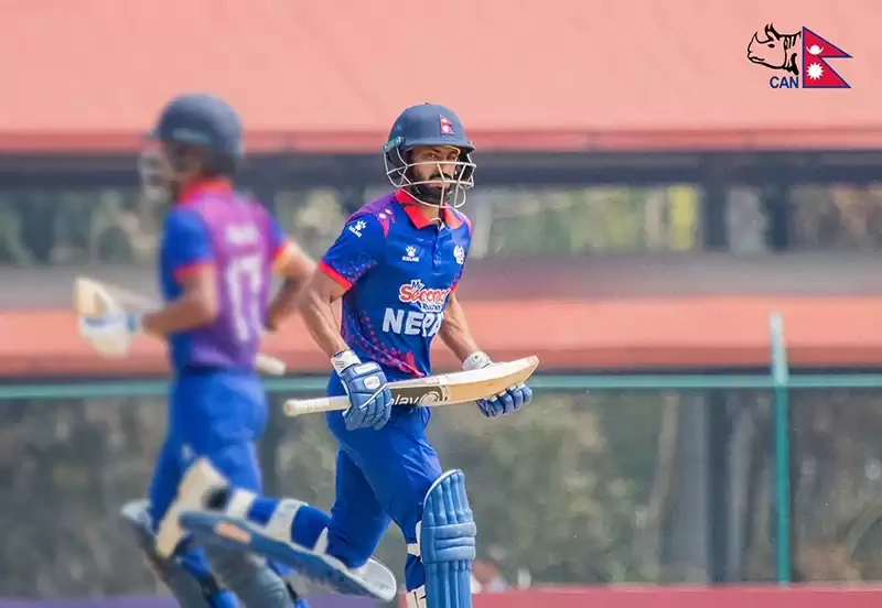 नेपालले छैटौं विकेट गुमायो, आरिफ सेख आउट