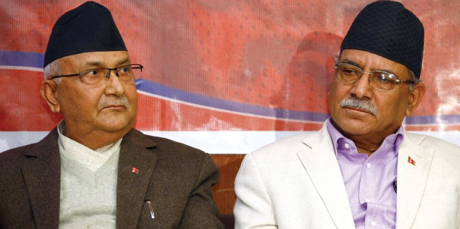 प्रचण्डसँग ढुक्क छैनन् ओली, गरे गठबन्धन टुट्ने संकेत
